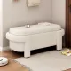 Modern Storage Ottoman Bench, Large Storage Space for the Living Room, Entryway and Bedroom,White Fluffy ( 48''x21.5''x17'' ) Modern Storage Ottoman Bench, Large Storage Space for the Living Room, Entryway and Bedroom,White Fluffy ( 48''x21.5''x17'' )
