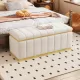 Linen Fabric Upholstered+Solid wood frame Bench with Large Storage Space for the Living Room, Entryway and Bedroom,Beige,( 40''x16''x17'' ) Linen Fabric Upholstered+Solid wood frame Bench with Large Storage Space for the Living Room, Entryway and Bedroom,Beige,( 40''x16''x17'' )