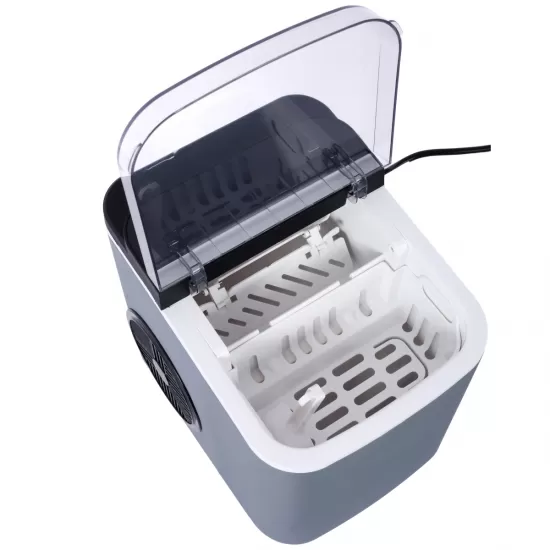 Ice Maker Countertop, Portable Ice Machine, Self-Cleaning Ice Makers with Basket and Scoop, 9 Cubes in 6 Mins, 26 lbs per Day, Ideal for Home, Kitchen,ETL and FDA certificate. Ice Maker Countertop, Portable Ice Machine, Self-Cleaning Ice Makers with Basket and Scoop, 9 Cubes in 6 Mins, 26 lbs per Day, Ideal for Home, Kitchen,ETL and FDA certificate.