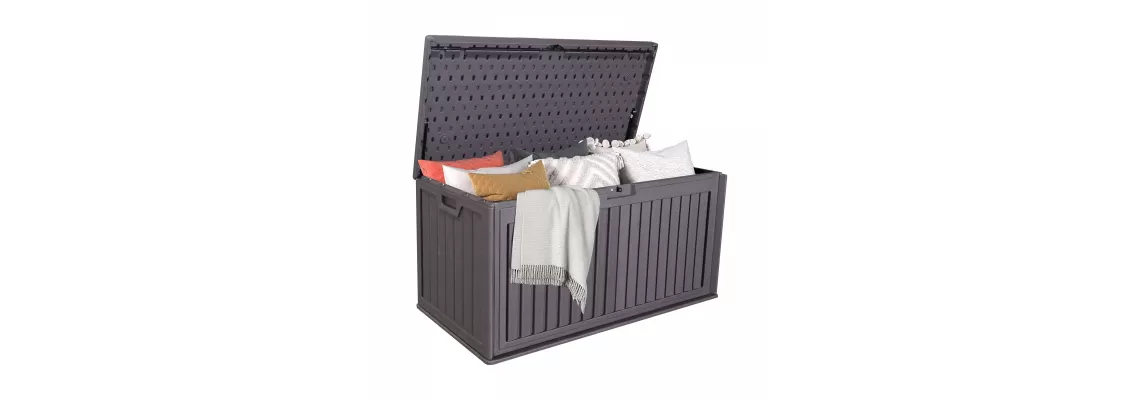100 Gallon Resin Outdoor Deck Box: Waterproof Storage Solution for Patio Furniture and Pool Accessories
100 Gallon Resin Outdoor Deck Box: Waterproof Storage Solution for Patio Furniture and Pool Accessories
