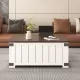 Farmhouse Lift Top Coffee Table with Storage, Wood Square Center Table with Charging Station&USB Ports, Living Room Central Table 4 grids Large Hidden Space, for Living Room, Bedroom, Home Office Farmhouse Lift Top Coffee Table with Storage, Wood Square Center Table with Charging Station&USB Ports, Living Room Central Table 4 grids Large Hidden Space, for Living Room, Bedroom, Home Office