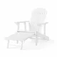MALIBU RECLINING ADIRONDACK CHAIR MALIBU RECLINING ADIRONDACK CHAIR