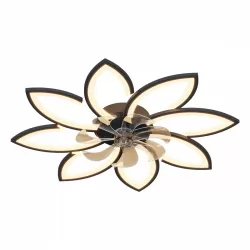 35.4In Ceiling Fan with Lights, Remote Control 3 Color Temperatures,6 Gear wind Speed Fan Light