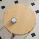 Modern Handcraft Drum Coffee Table 31.5 inch Round Coffee Table for Living Room,Small Coffee Table with Sturdy Pedestal,Natural Ash Modern Handcraft Drum Coffee Table 31.5 inch Round Coffee Table for Living Room,Small Coffee Table with Sturdy Pedestal,Natural Ash