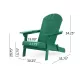 MALIBU ADIRONDACK CHAIR MALIBU ADIRONDACK CHAIR