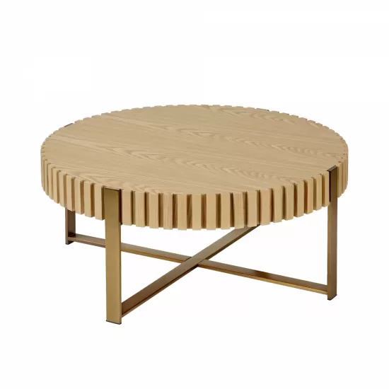 Modern Handcraft Drum Coffee Table 31.5 inch Round Coffee Table for Living Room,Small Coffee Table with Sturdy Pedestal,Natural Ash Modern Handcraft Drum Coffee Table 31.5 inch Round Coffee Table for Living Room,Small Coffee Table with Sturdy Pedestal,Natural Ash
