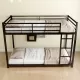 Metal Twin over Twin Bunk Bed/ Heavy-duty Sturdy Metal/ Noise Reduced/ Safety Guardrail/No Box Spring Needed,Black Metal Twin over Twin Bunk Bed/ Heavy-duty Sturdy Metal/ Noise Reduced/ Safety Guardrail/No Box Spring Needed,Black