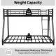 Metal Twin over Full Bunk Bed/ Heavy-duty Sturdy Metal/ Noise Reduced/ Safety Guardrail/ CPC Certified/ No Box Spring Needed Metal Twin over Full Bunk Bed/ Heavy-duty Sturdy Metal/ Noise Reduced/ Safety Guardrail/ CPC Certified/ No Box Spring Needed