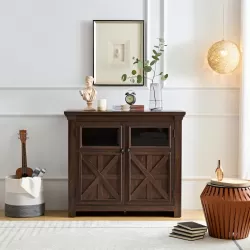 2 Doors Cabinet Large Buffet Sideboard Cabinet Bar Wine Cabinet for Entryway Living Room Buffet Cabinet
 Table Coffee Bar Wine Bar Storage Cabinet for Dining Room Espresso 2 Doors Cabinet Large Buffet Sideboard Cabinet Bar Wine Cabinet for Entryway Living Room Buffet Cabinet
 Table Coffee Bar Wine Bar Storage Cabinet for Dining Room Espresso