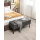 Storage Bench with Storage Bench for Bedroom End of Bed Bench Foot of Bed Bench Entryway Bench Storage Ottoman Bench 43.3 Inch W x 17.7 Inch Dark Grey Leather Bench Storage Bench with Storage Bench for Bedroom End of Bed Bench Foot of Bed Bench Entryway Bench Storage Ottoman Bench 43.3 Inch W x 17.7 Inch Dark Grey Leather Bench