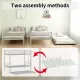 Heavy-duty Sturdy Meta Twin over Twin with Trundle Bunk Bed/l/ Noise Reduced/ Safety Guardrail/No Box Spring Needed,Gray Silver Heavy-duty Sturdy Meta Twin over Twin with Trundle Bunk Bed/l/ Noise Reduced/ Safety Guardrail/No Box Spring Needed,Gray Silver