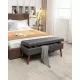 Storage Bench with Storage Bench for Bedroom End of Bed Bench Foot of Bed Bench Entryway Bench Storage Ottoman Bench 43.3 Inch W x 17.7 Inch Dark Grey Leather Bench Storage Bench with Storage Bench for Bedroom End of Bed Bench Foot of Bed Bench Entryway Bench Storage Ottoman Bench 43.3 Inch W x 17.7 Inch Dark Grey Leather Bench