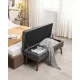 Storage Bench with Storage Bench for Bedroom End of Bed Bench Foot of Bed Bench Entryway Bench Storage Ottoman Bench 43.3 Inch W x 17.7 Inch Dark Grey Leather Bench Storage Bench with Storage Bench for Bedroom End of Bed Bench Foot of Bed Bench Entryway Bench Storage Ottoman Bench 43.3 Inch W x 17.7 Inch Dark Grey Leather Bench