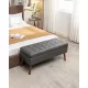 Storage Bench with Storage Bench for Bedroom End of Bed Bench Foot of Bed Bench Entryway Bench Storage Ottoman Bench 43.3 Inch W x 17.7 Inch Dark Grey Leather Bench Storage Bench with Storage Bench for Bedroom End of Bed Bench Foot of Bed Bench Entryway Bench Storage Ottoman Bench 43.3 Inch W x 17.7 Inch Dark Grey Leather Bench
