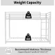 Metal Twin over Twin Bunk Bed/ Heavy-duty Sturdy Metal/ Noise Reduced/ Safety Guardrail/No Box Spring Needed,White Metal Twin over Twin Bunk Bed/ Heavy-duty Sturdy Metal/ Noise Reduced/ Safety Guardrail/No Box Spring Needed,White