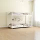 Metal Twin over Twin Bunk Bed/ Heavy-duty Sturdy Metal/ Noise Reduced/ Safety Guardrail/No Box Spring Needed,White Metal Twin over Twin Bunk Bed/ Heavy-duty Sturdy Metal/ Noise Reduced/ Safety Guardrail/No Box Spring Needed,White