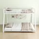 Metal Bunk Bed Twin Over Full Size with Removable Stairs, Heavy Duty Sturdy Frame with 12 Inch Under-Bed Storage for Teen & Adults, Teens, No Box Spring Needed, White Metal Bunk Bed Twin Over Full Size with Removable Stairs, Heavy Duty Sturdy Frame with 12 Inch Under-Bed Storage for Teen & Adults, Teens, No Box Spring Needed, White