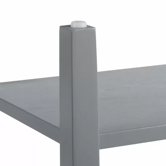 Narrow 2-tone End Table with USB Charging Ports for Small Space, SOLID WOOD Table Legs, Gray and Walnut, 11.8 Inch W*24 Inch D*24.2 Inch H Narrow 2-tone End Table with USB Charging Ports for Small Space, SOLID WOOD Table Legs, Gray and Walnut, 11.8 Inch W*24 Inch D*24.2 Inch H