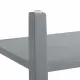 Narrow 2-tone End Table with USB Charging Ports for Small Space, SOLID WOOD Table Legs, Gray and Walnut, 11.8 Inch W*24 Inch D*24.2 Inch H Narrow 2-tone End Table with USB Charging Ports for Small Space, SOLID WOOD Table Legs, Gray and Walnut, 11.8 Inch W*24 Inch D*24.2 Inch H