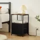 End Table with Charging Station, Nightstand with USB Port, Outlet and Fabric Bag, 2 Drawers & Open Storage Shelf Side Table, Sofa Cabinet for Living Room, Bedroom, Office End Table with Charging Station, Nightstand with USB Port, Outlet and Fabric Bag, 2 Drawers & Open Storage Shelf Side Table, Sofa Cabinet for Living Room, Bedroom, Office