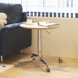 Movable Adjustable Coffee Table 360 Swivel Counter Bar Height Aluminum Star Base Movable for End Table Dining Room Home Kitchen Table Movable Adjustable Coffee Table 360 Swivel Counter Bar Height Aluminum Star Base Movable for End Table Dining Room Home Kitchen Table