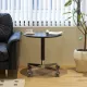 Movable Adjustable Coffee Table 360 Swivel Counter Bar Height Aluminum Star Base Movable for End Table Dining Room Home Kitchen Table Movable Adjustable Coffee Table 360 Swivel Counter Bar Height Aluminum Star Base Movable for End Table Dining Room Home Kitchen Table