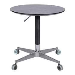 Movable Adjustable Coffee Table 360 Swivel Counter Bar Height Aluminum Star Base Movable for End Table Dining Room Home Kitchen Table Movable Adjustable Coffee Table 360 Swivel Counter Bar Height Aluminum Star Base Movable for End Table Dining Room Home Kitchen Table