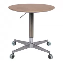 Movable Adjustable Coffee Table 360 Swivel Counter Bar Height Aluminum Star Base Movable for End Table Dining Room Home Kitchen Table Movable Adjustable Coffee Table 360 Swivel Counter Bar Height Aluminum Star Base Movable for End Table Dining Room Home Kitchen Table