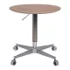 Movable Adjustable Coffee Table 360 Swivel Counter Bar Height Aluminum Star Base Movable for End Table Dining Room Home Kitchen Table Movable Adjustable Coffee Table 360 Swivel Counter Bar Height Aluminum Star Base Movable for End Table Dining Room Home Kitchen Table