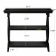 Newport Console Table For Living Room,Kitchen,Entyway(Black) Newport Console Table For Living Room,Kitchen,Entyway(Black)