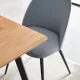 Modern Design Rectangle MDF Restaurant Wooden Dining Table With Metal Frame Modern Design Rectangle MDF Restaurant Wooden Dining Table With Metal Frame