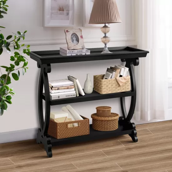 Newport Console Table For Living Room,Kitchen,Entyway(Black) Newport Console Table For Living Room,Kitchen,Entyway(Black)