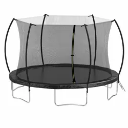 14FT Trampoline (Double-side color pad) ,  Trampoline for Kids and Adults with Enclosure Net and Ladder,Curved fence pole 14FT Trampoline (Double-side color pad) ,  Trampoline for Kids and Adults with Enclosure Net and Ladder,Curved fence pole