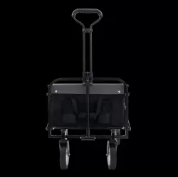 Collapsible Foldable Wagon Cart with strapping system Beach Wagon Utility Cart Utility Wagon Grocery Cart for for Camping Shopping Sports Gardeing Fishing Supports 225lbs All-Terrain Wheels black Collapsible Foldable Wagon Cart with strapping system Beach Wagon Utility Cart Utility Wagon Grocery Cart for for Camping Shopping Sports Gardeing Fishing Supports 225lbs All-Terrain Wheels black