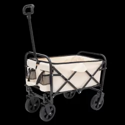 Collapsible Foldable Wagon Cart Beach Wagon Heavy Duty Utility Cart Utility Wagon Grocery Cart for for Camping Shopping Sports Gardeing Fishing 
Supports 225lbs All-Terrain Wheels cream Collapsible Foldable Wagon Cart Beach Wagon Heavy Duty Utility Cart Utility Wagon Grocery Cart for for Camping Shopping Sports Gardeing Fishing 
Supports 225lbs All-Terrain Wheels cream