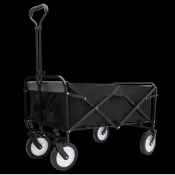 Collapsible Foldable Wagon Cart with strapping system Beach Wagon Utility Cart Utility Wagon Grocery Cart for for Camping Shopping Sports Gardeing Fishing Supports 225lbs All-Terrain Wheels black Collapsible Foldable Wagon Cart with strapping system Beach Wagon Utility Cart Utility Wagon Grocery Cart for for Camping Shopping Sports Gardeing Fishing Supports 225lbs All-Terrain Wheels black