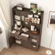 71 Inch Tall Kitchen Pantry Storage Cabinet, Large Capacity Display Cabinet with Glass Doors and Microwave Stand, Bakers Racks with Storage for Kitchens, Pantry, Living Room 71 Inch Tall Kitchen Pantry Storage Cabinet, Large Capacity Display Cabinet with Glass Doors and Microwave Stand, Bakers Racks with Storage for Kitchens, Pantry, Living Room