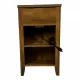 Farmhouse End Table Bedside Table with Charging Station,Night Stand with Barn Door and Drawer, Storage for Bedroom Living Room ,Bedside Table, Brown color Farmhouse End Table Bedside Table with Charging Station,Night Stand with Barn Door and Drawer, Storage for Bedroom Living Room ,Bedside Table, Brown color