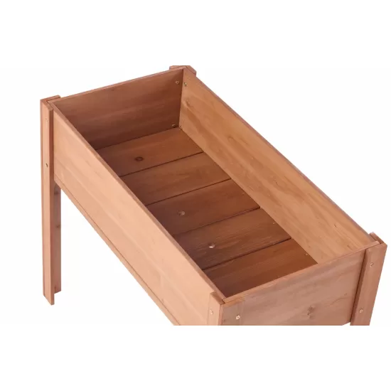 Raised Garden Bed with Legs, Elevated Wooden Planter Box for Outdoor Plants Flowers Fruits Vegetable Herb Growing Raised Garden Bed with Legs, Elevated Wooden Planter Box for Outdoor Plants Flowers Fruits Vegetable Herb Growing