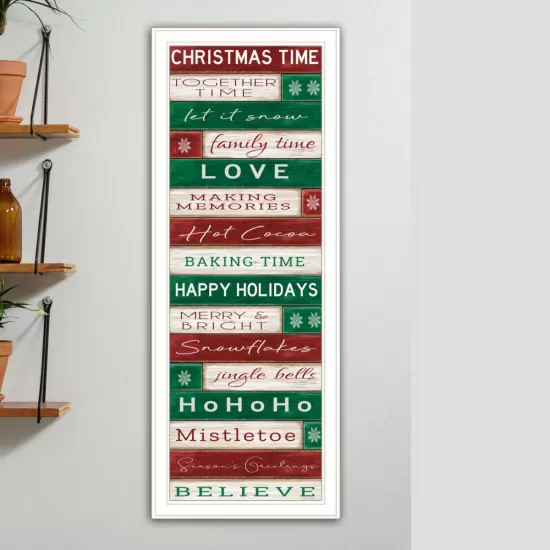 Trendy Decor 4U Christmas Time White Framed Wall Art for Living Room, Bedroom Wall Art Print for Home Decor by Cindy Jacobs Trendy Decor 4U Christmas Time White Framed Wall Art for Living Room, Bedroom Wall Art Print for Home Decor by Cindy Jacobs