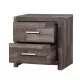 Juniper Dark Cherry Finish Nightstand Juniper Dark Cherry Finish Nightstand