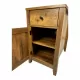 Farmhouse End Table Bedside Table with Charging Station,Night Stand with Barn Door and Drawer, Storage for Bedroom Living Room ,Bedside Table, Brown color Farmhouse End Table Bedside Table with Charging Station,Night Stand with Barn Door and Drawer, Storage for Bedroom Living Room ,Bedside Table, Brown color