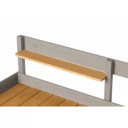 Outdoor Potting Bench, Wooden Workstation Table with Cabinet for Backyard Garden Supplies