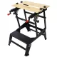 Multifunctional Workbench, Portable Foldable Workbench, Holds Up to 550 Pounds, with Adjustable Jaws, Vertical Clamping and Four Adjustable Rotating Pins, Suitable for DIY, Woodworking Multifunctional Workbench, Portable Foldable Workbench, Holds Up to 550 Pounds, with Adjustable Jaws, Vertical Clamping and Four Adjustable Rotating Pins, Suitable for DIY, Woodworking