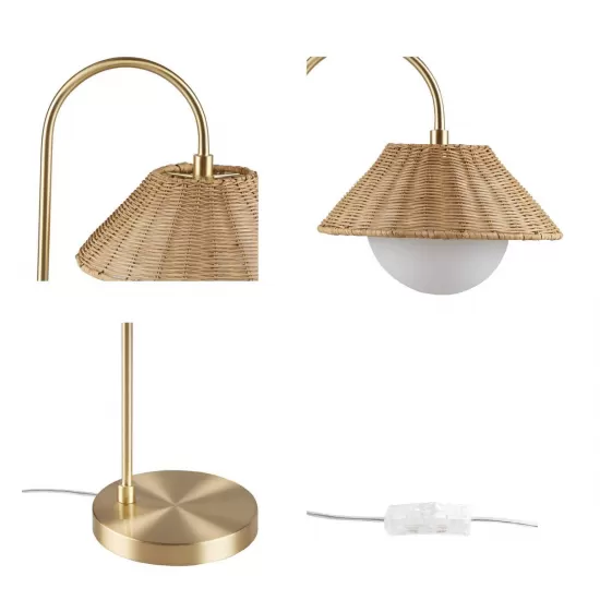 Rattan Weave Shade Table Lamp Rattan Weave Shade Table Lamp