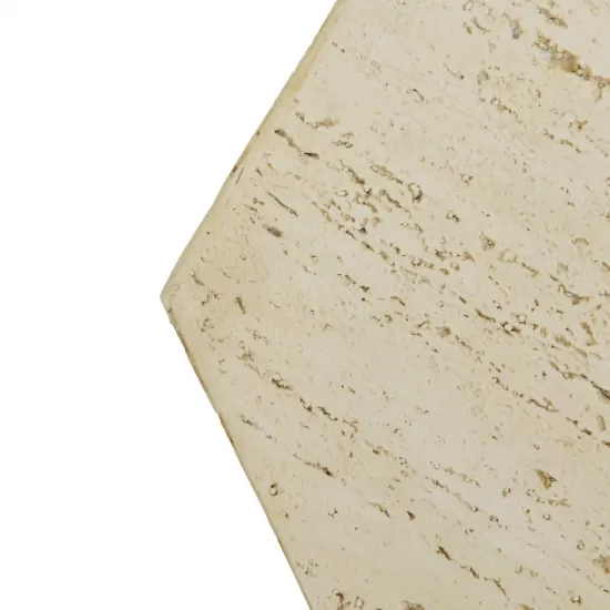 MGO Hexagonal Archaistic Side Table MGO Hexagonal Archaistic Side Table