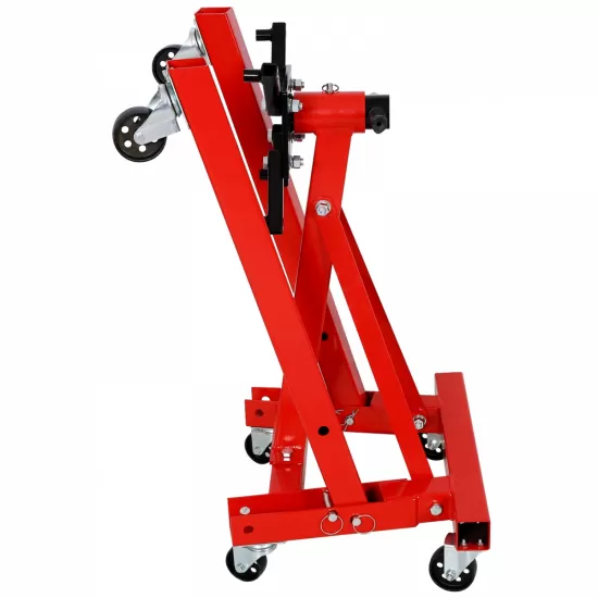 Engine Stand, 2000LBS Heavy Duty Engine Stand with 360 Degree Rotating Head & Folding, Engine Motor Stand with 6 Swivel Caster 4 Adjustable Arms for Vehicle Maintenance Auto Repair, Red Engine Stand, 2000LBS Heavy Duty Engine Stand with 360 Degree Rotating Head & Folding, Engine Motor Stand with 6 Swivel Caster 4 Adjustable Arms for Vehicle Maintenance Auto Repair, Red