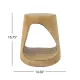 MGO Hollow Side Table, Wood-like texture, Natural Color MGO Hollow Side Table, Wood-like texture, Natural Color