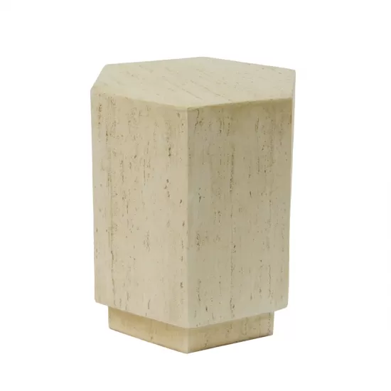 MGO Hexagonal Archaistic Side Table MGO Hexagonal Archaistic Side Table