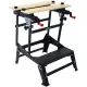Multifunctional Workbench, Portable Foldable Workbench, Holds Up to 550 Pounds, with Adjustable Jaws, Vertical Clamping and Four Adjustable Rotating Pins, Suitable for DIY, Woodworking Multifunctional Workbench, Portable Foldable Workbench, Holds Up to 550 Pounds, with Adjustable Jaws, Vertical Clamping and Four Adjustable Rotating Pins, Suitable for DIY, Woodworking